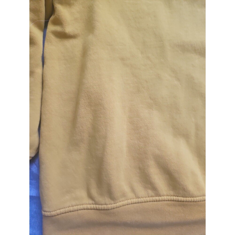 Levi's Men's XXL Yellow Crew Neck Fleece Relaxed Fit Logo Pullover Sweatshirt - Picture 5 of 11